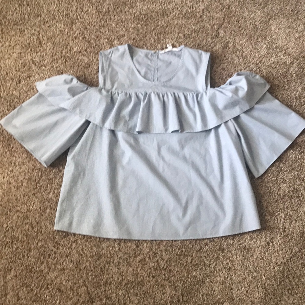 BCBGeneration light blue stripes shirt, Small